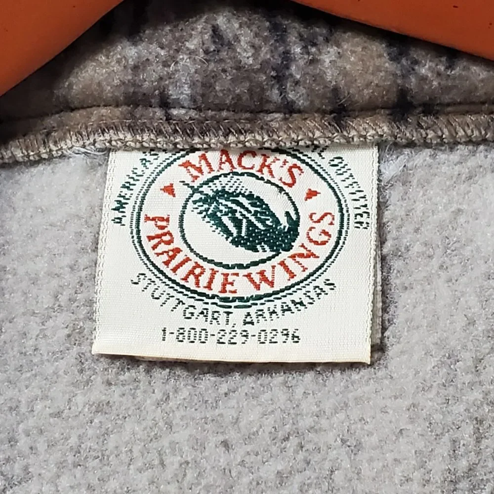 Macks Prairie Wings Mens Size XL Fleece Camo Vest - Picture 7 of 10